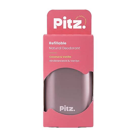 Pitz Doldurulabilir Deodorant Stick Coconut Vanilla Pembe Metalik 40 g - 2