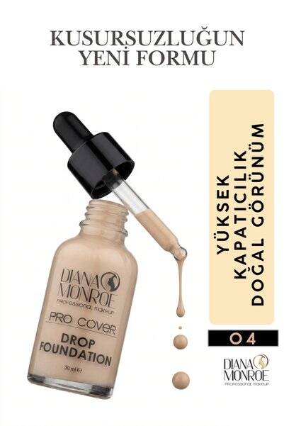 Pro Cover Drop Foundation - Ultra Kapatıcı Fondöten - 1