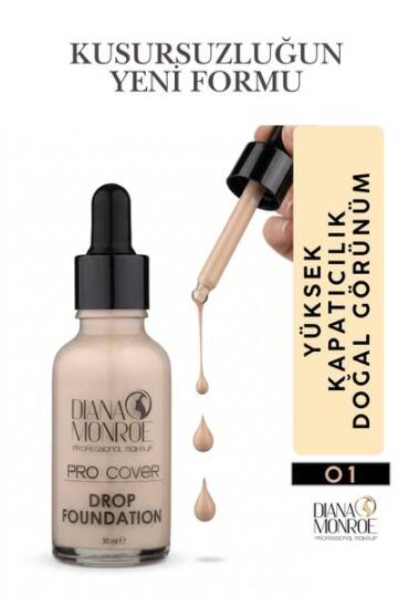 Pro Cover Drop Foundation - Ultra Kapatıcı Fondöten