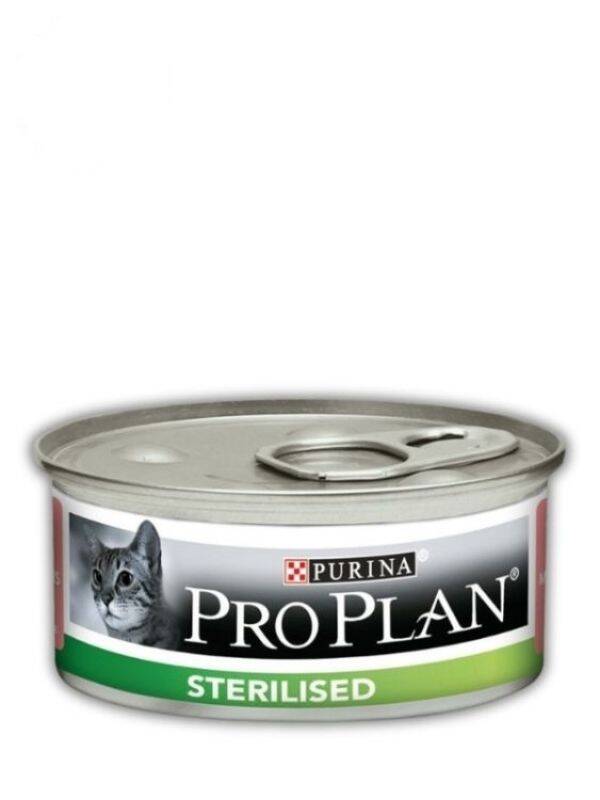 Pro Plan Sterilised Somonlu Kedi Konserve Maması 85 gr - 1