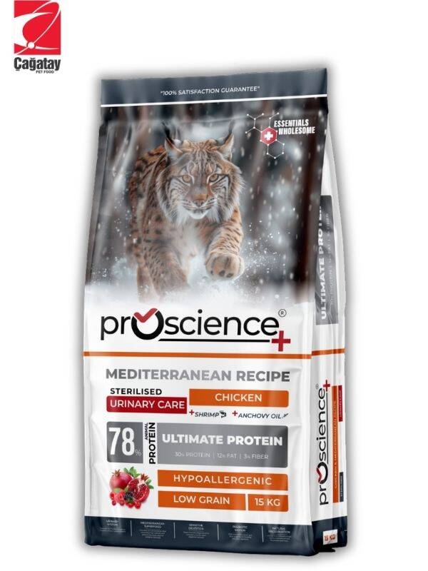 Pro Science Kısırlaştırılmış Kediler İçin Tavuklu Kedi Maması 15 Kg - 1
