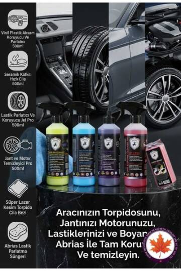 Profesyonel Oto Bakım Seti 6 lı