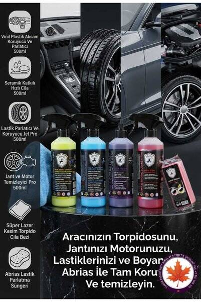 Profesyonel Oto Bakım Seti 6 lı - 1