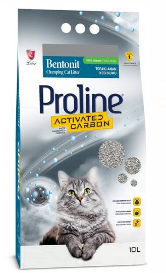 Proline Aktif Karbonlu Bentonit Kedi Kumu 10 Litre