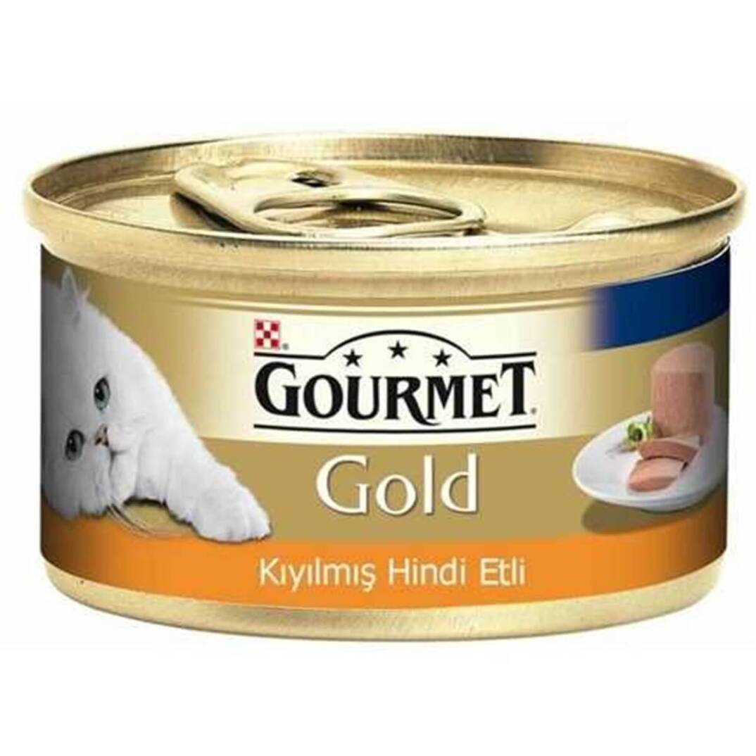 Purina Gourmet Kıyılmış Hindili Yetişkin Kedi Konservesi 85 Gr - 1