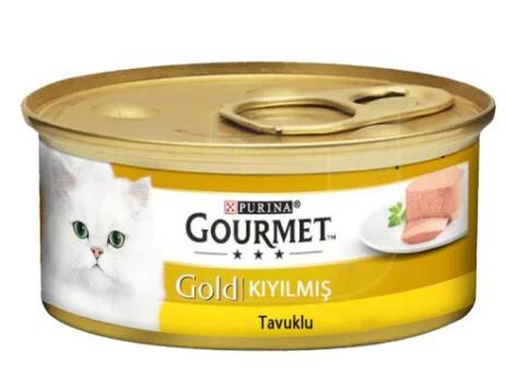 Purina Gourmet Kıyılmış Tavuklu Yetişkin Kedi Konservesi 85 Gr - 1
