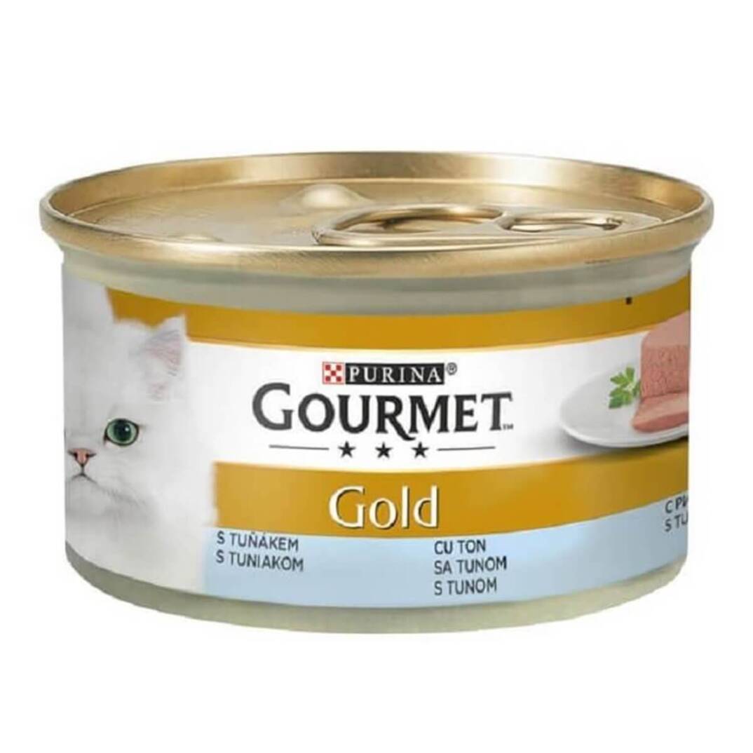 Purina Gourmet Kıyılmış Ton Balıklı Yetişkin Kedi Konservesi 85 Gr - 1