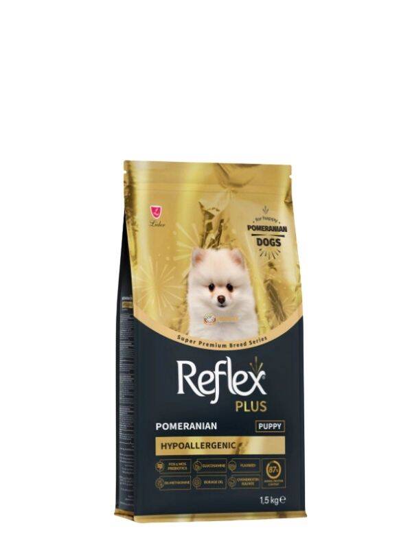 Reflex Plus Hipoalerjenik Pomeranian Yavru Köpek Maması 1,5 kg - 1