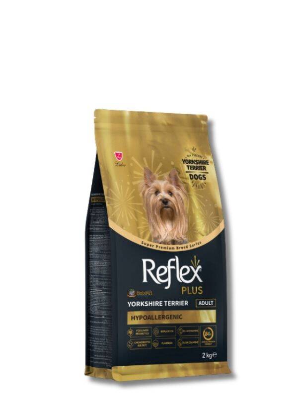 Reflex Plus Hipoalerjenik Yorkshire Terrier Yetişkin Köpek Maması 2 kg - 1