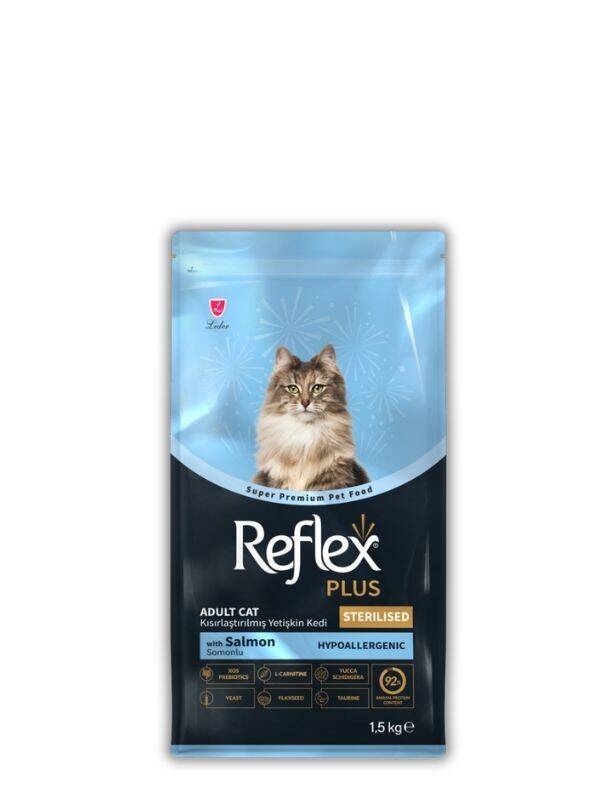 Reflex Plus Somonlu Kısırlaştırılmış Kedi Maması 1,5 kg - 1