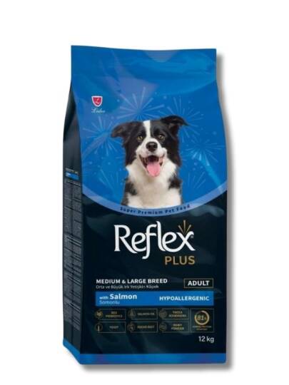 Reflex Plus Somonlu Orta Büyük Irk Yetişkin Köpek Maması 12 kg