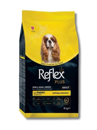 Reflex Plus Tavşan Etli Mini ve Küçük Irk Yetişkin Köpek Maması 8 kg