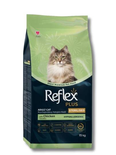 Reflex Plus Tavuklu Kısırlaştırılmış Kedi Maması 15 kg