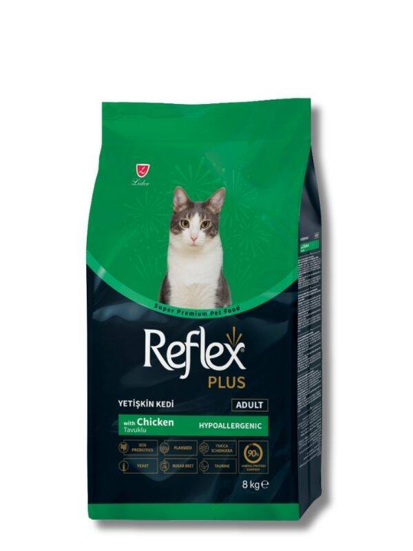 Reflex Plus Tavuklu Yetişkin Kedi Maması 8 kg - 1