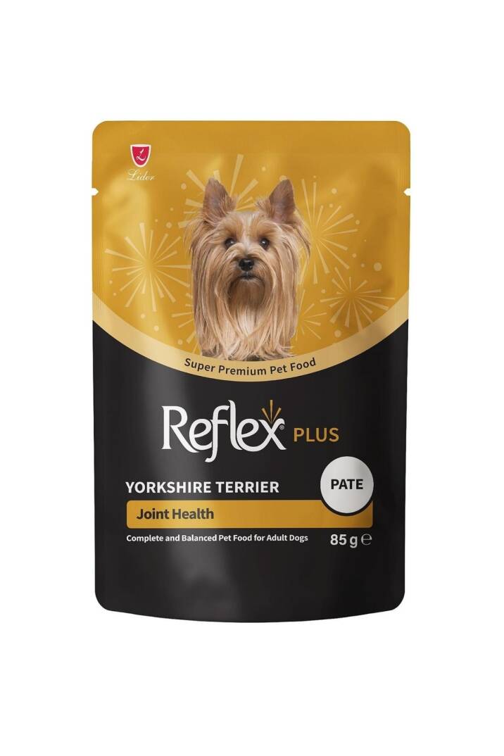 Reflex Plus Yorkshire Terrier Yetişkin Köpek Pouch Mama 85 Gr - 1