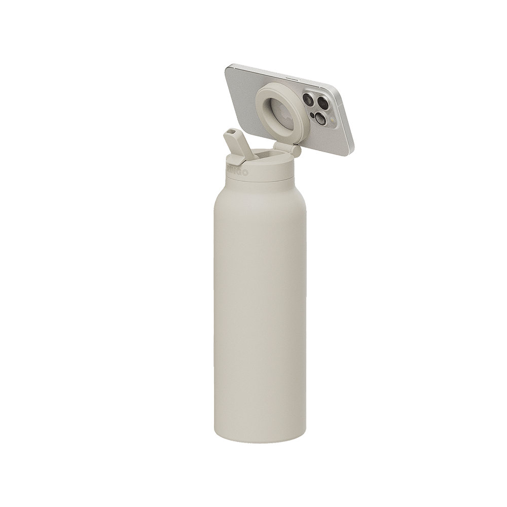 Ringo Pro Pipetli, Telefon Tutuculu Termal Çelik Termos 710 ML - 77