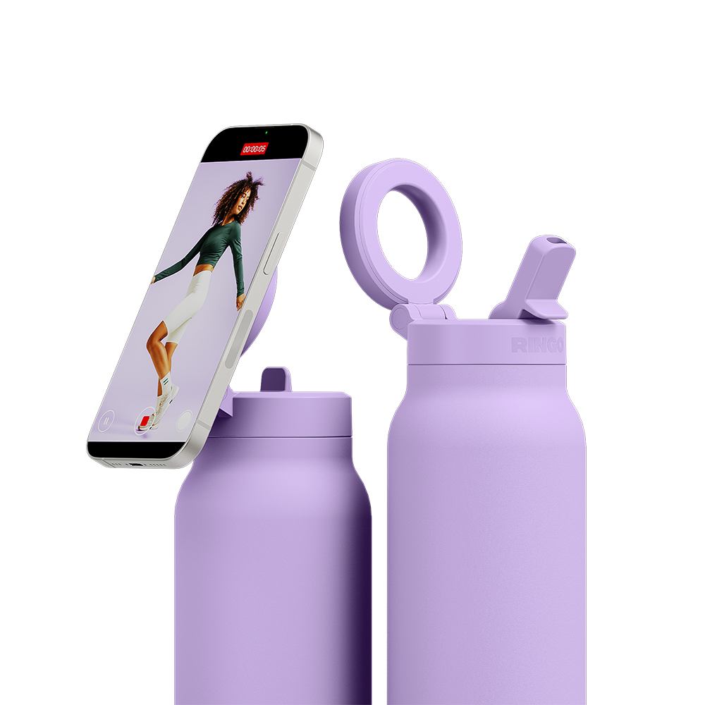 Ringo Pro Pipetli, Telefon Tutuculu Termal Çelik Termos 710 ML - 73