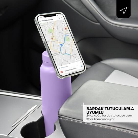 Ringo Pro Pipetli, Telefon Tutuculu Termal Çelik Termos 710 ML - 49