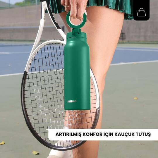 Ringo Pro Pipetli, Telefon Tutuculu Termal Çelik Termos 710 ML - 28
