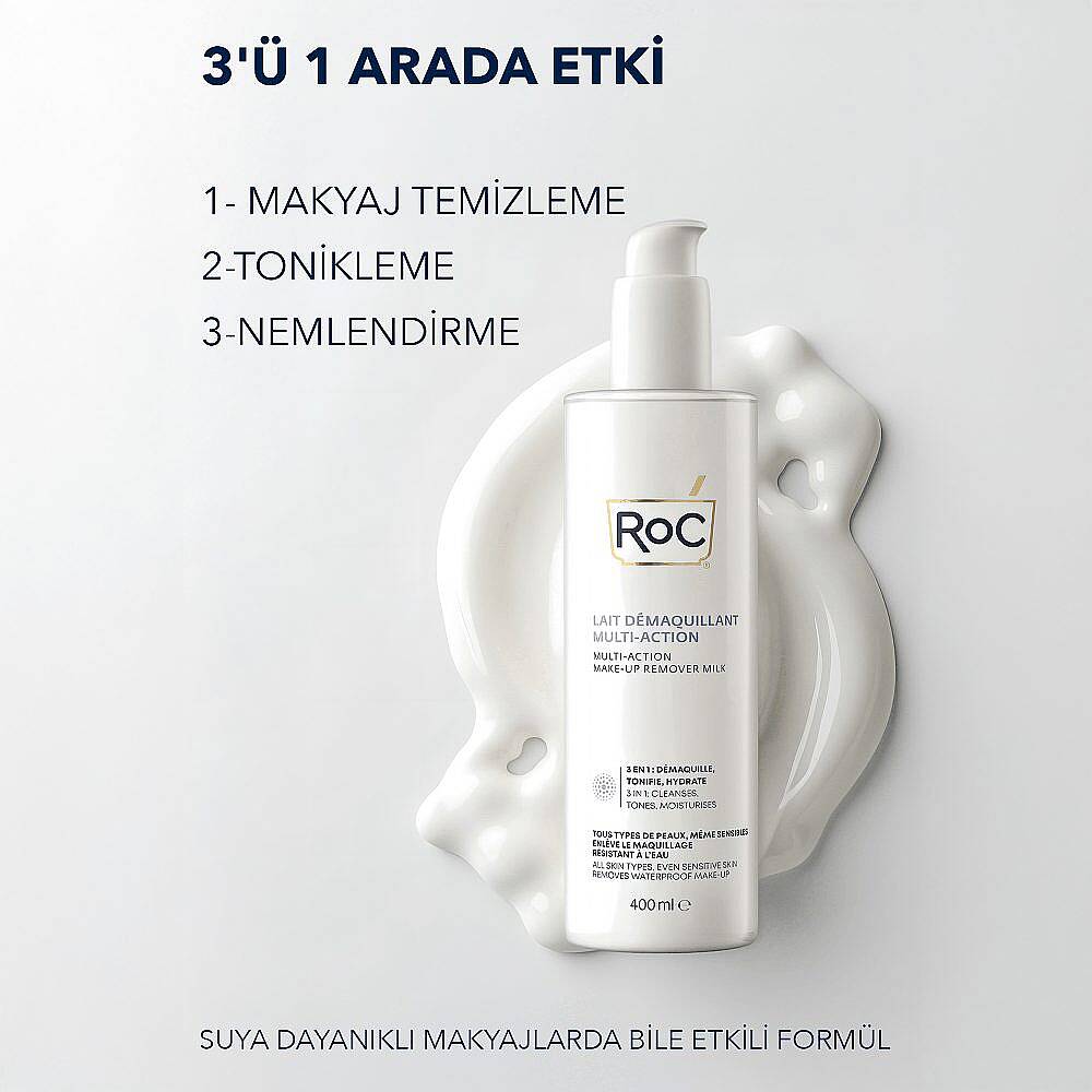 RoC 3ü1 Arada Makyaj Temizleme Sütü 400 ml - 3