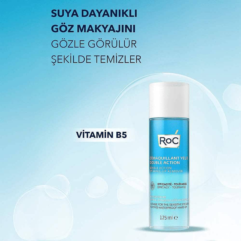 RoC Çift Etkili Göz Makyajı Temizleyici 125 ml - 5