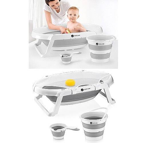 SAFE LİNE 5'li Katlanır Küvet Set ( Kutulu ) - 1