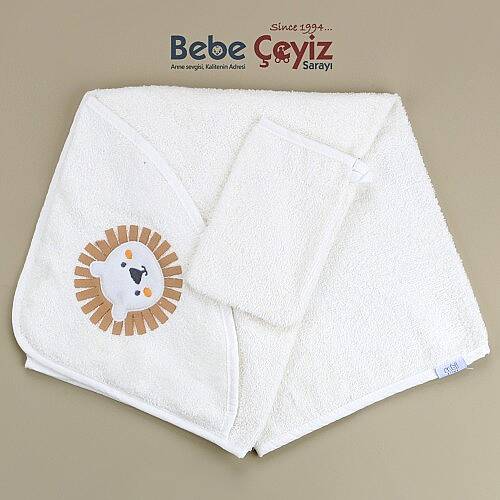 SEBİ PRİME Aslan Banyo Havlusu ( Kahverengi ) - 3
