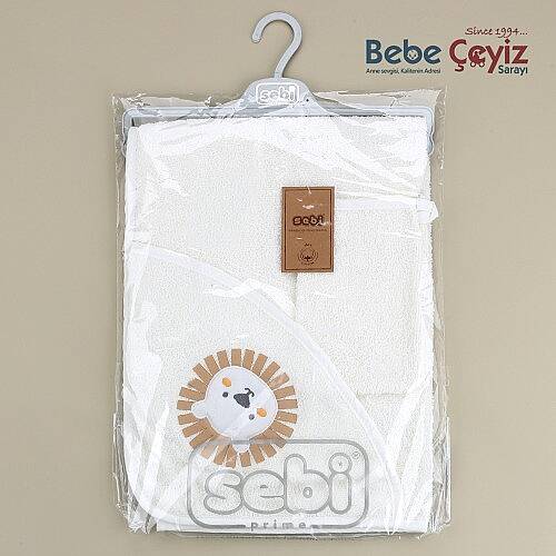 SEBİ PRİME Aslan Banyo Havlusu ( Kahverengi ) - 2