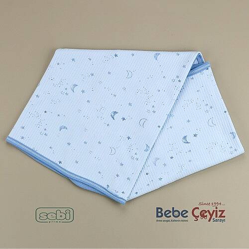 SEBİ PRİME Ay Yıldız Çift Kat Battaniye - 12