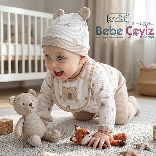 SEBİ PRİME Ayı Baskılı 5'li Hastane Çıkışı - 13