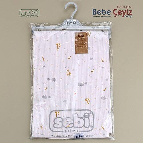 SEBİ PRİME Fil Zürafa Çift Kat Battaniye - 8