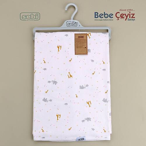 SEBİ PRİME Fil Zürafa Çift Kat Battaniye - 2