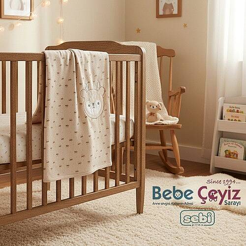SEBİ PRİME Geyikli Battaniye - 3