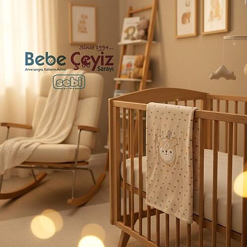 SEBİ PRİME Geyikli Battaniye - 2
