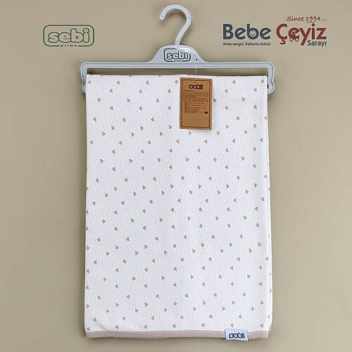 SEBİ PRİME Kalpli Çift Kat Battaniye - 3