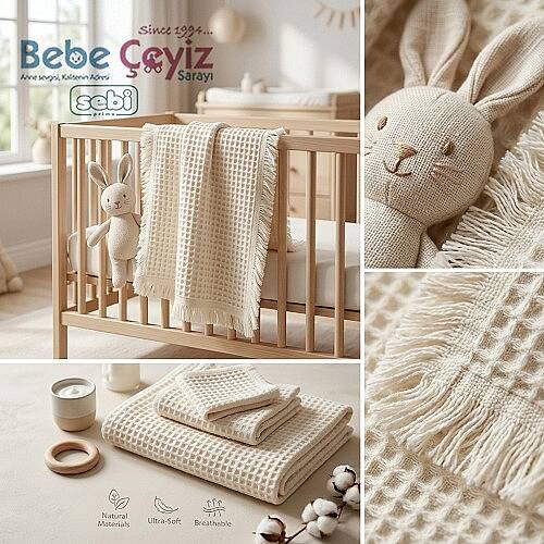 SEBİ PRİME Waffle Battaniye - 10