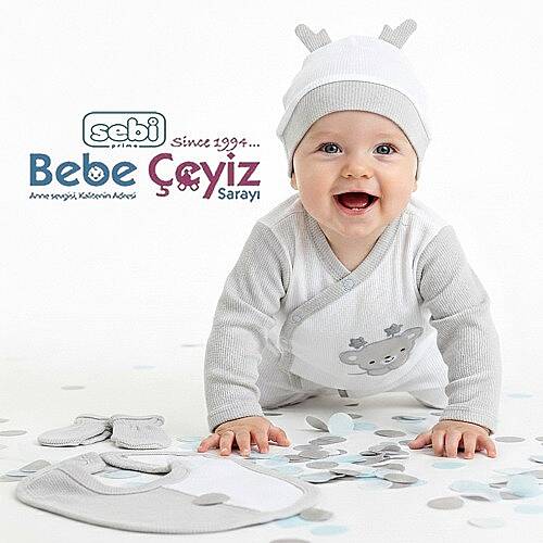 SEBİ PRİME Waffle Kumaş Yıldızlı Ayılı 5'li Hastane Çıkışı - 17