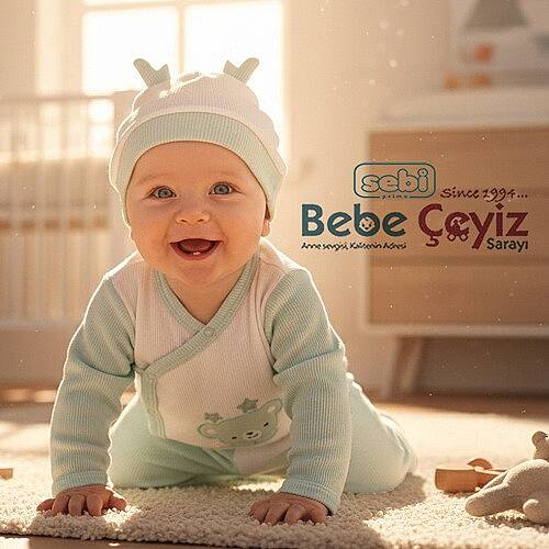 SEBİ PRİME Waffle Kumaş Yıldızlı Ayılı 5'li Hastane Çıkışı - 10