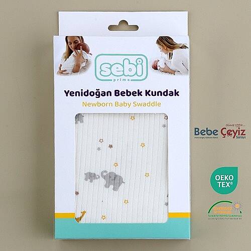 SEBİ PRİME Yıldızlı Fil Kundak - 4