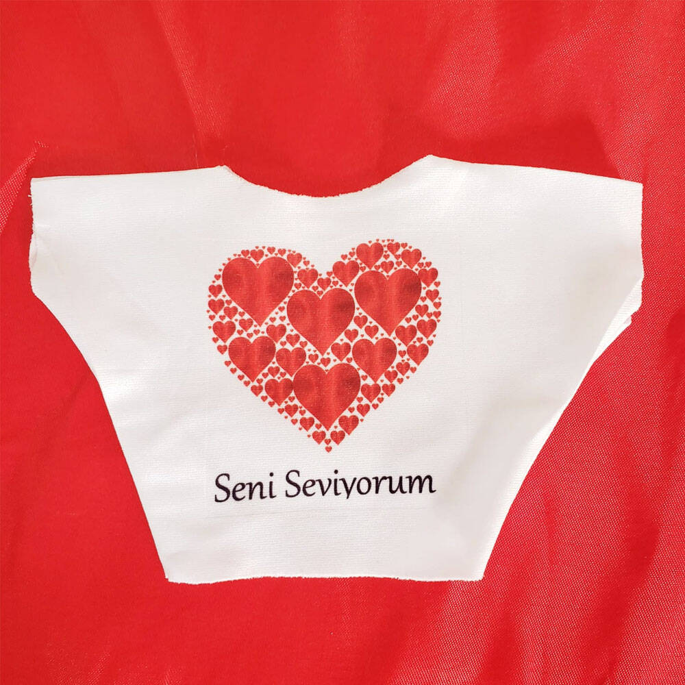 Seni Seviyorum Baskılı Tişört - 1