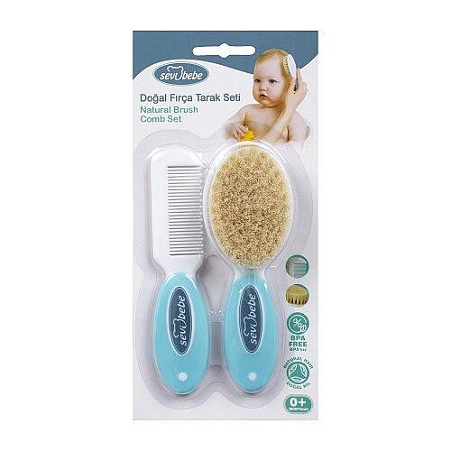 Sevi Bebe Fırça Tarak Naturel - 2