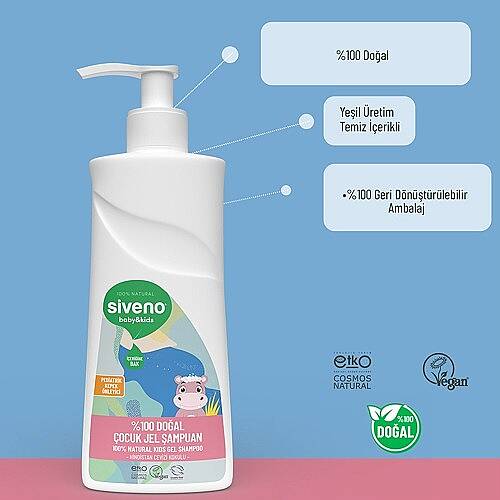 Siveno Şampuan % 100 Doğal Çocuk Jel 325Ml - 5