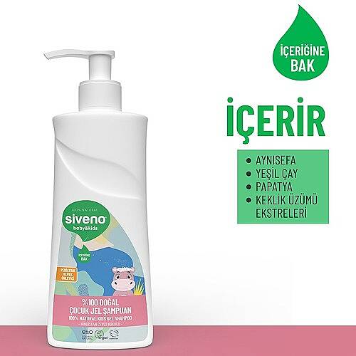 Siveno Şampuan % 100 Doğal Çocuk Jel 325Ml - 4