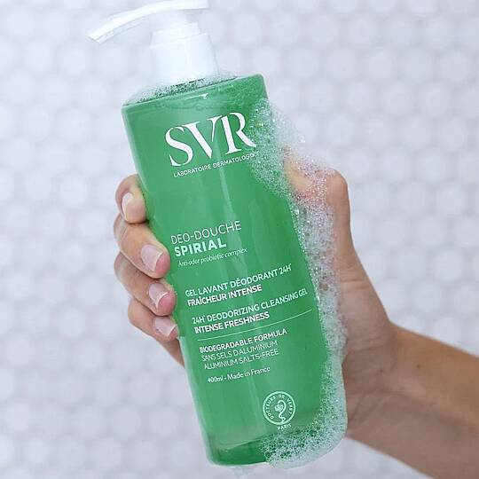 SVR Spirial Deo Douche 24H Deodorant Etkili Duş Jeli 400 ml - 4