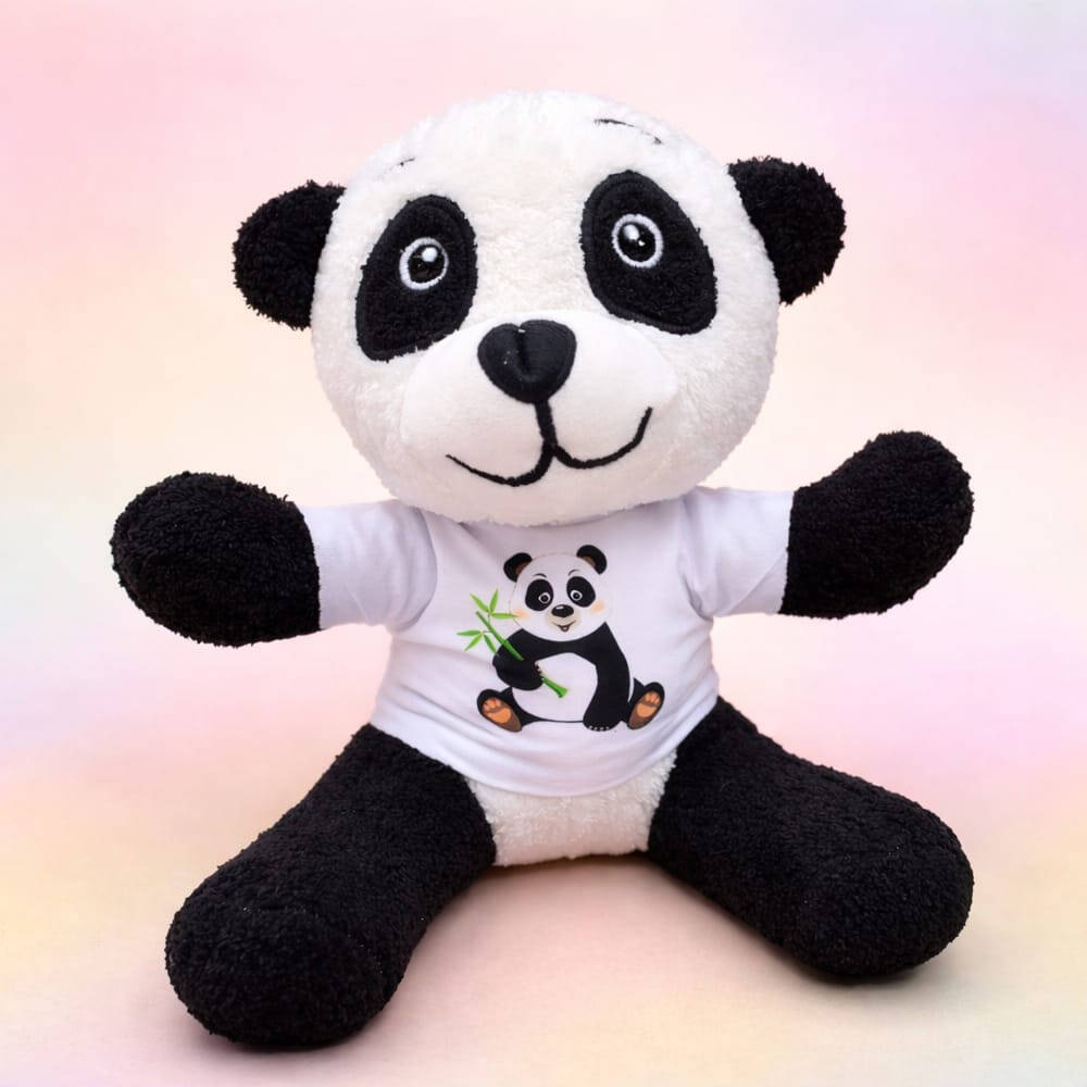 Tişörtlü Panda Oyuncak - 1