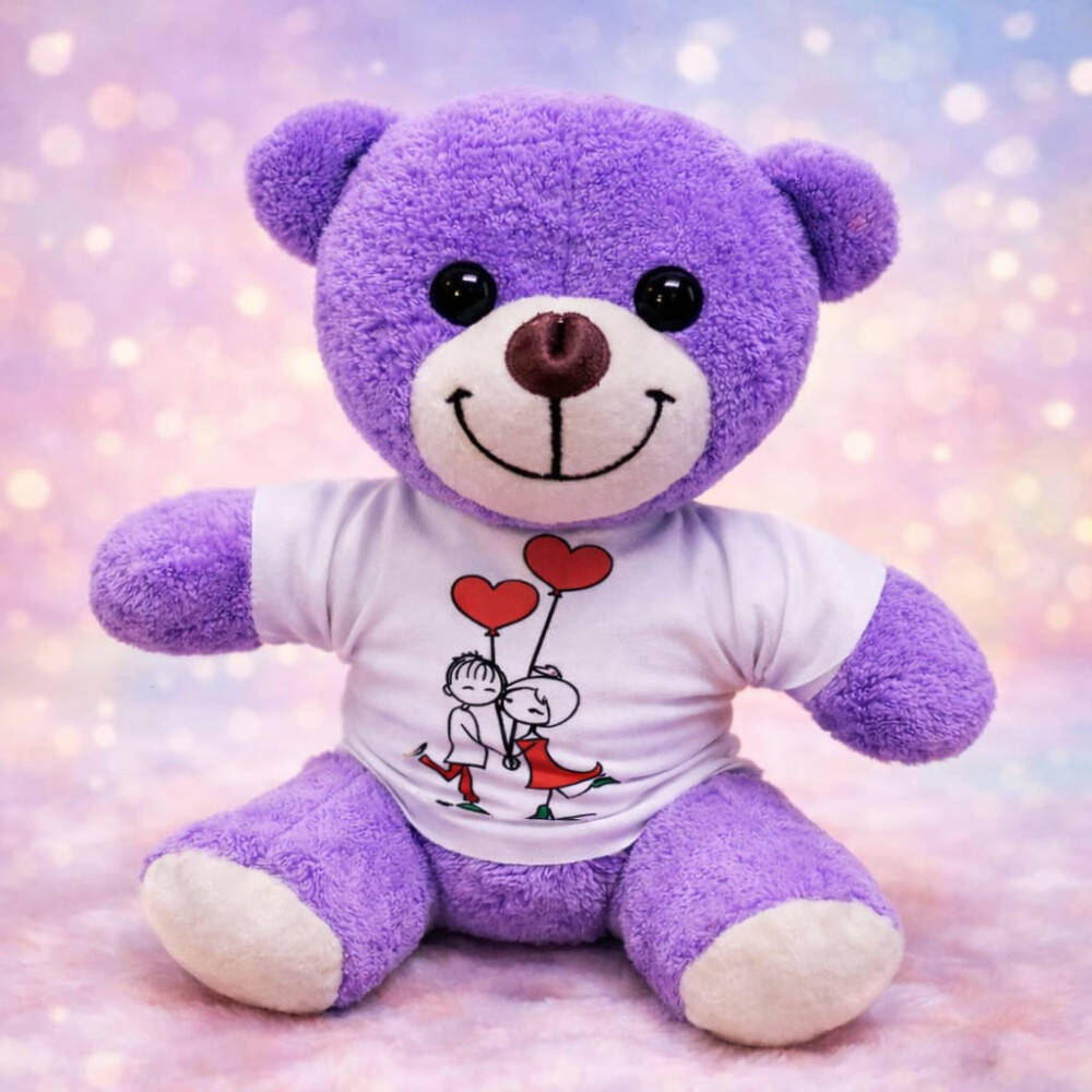 Tişörtlü Peluş Oyuncak Ayı - 1