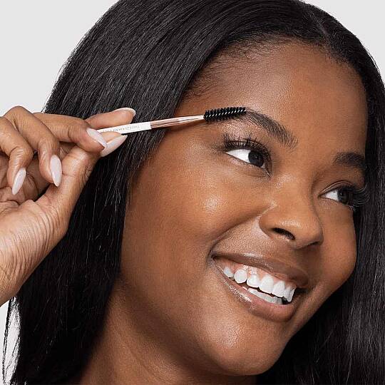 TWEEZERMAN Brow Scissors & Brush Rose Gold Rose Gold Kaş Makası ve Fırçası - 6