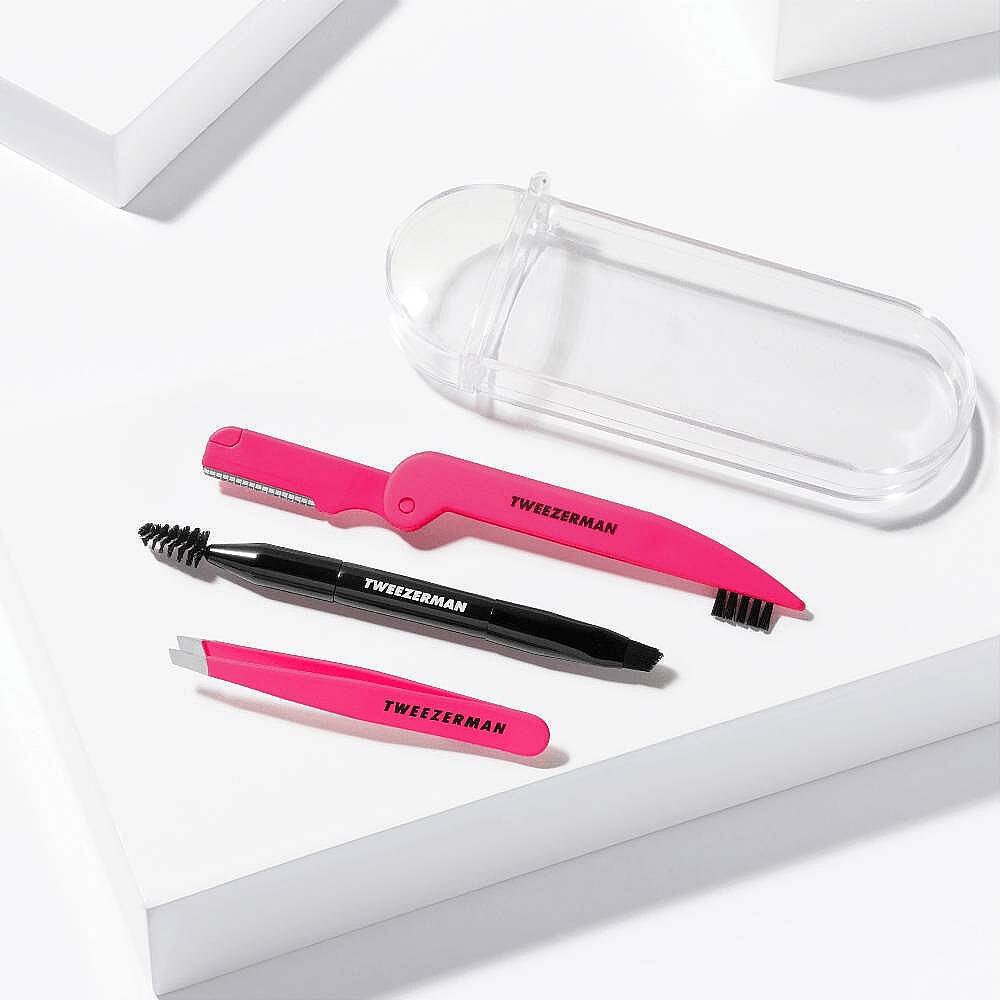 TWEEZERMAN Mini Brow Rescue Kit Mini Kaş Bakım Seti - 10
