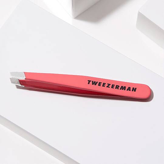 TWEEZERMAN Mini Slant Tweezer Geranium Mercan Cımbız - 3