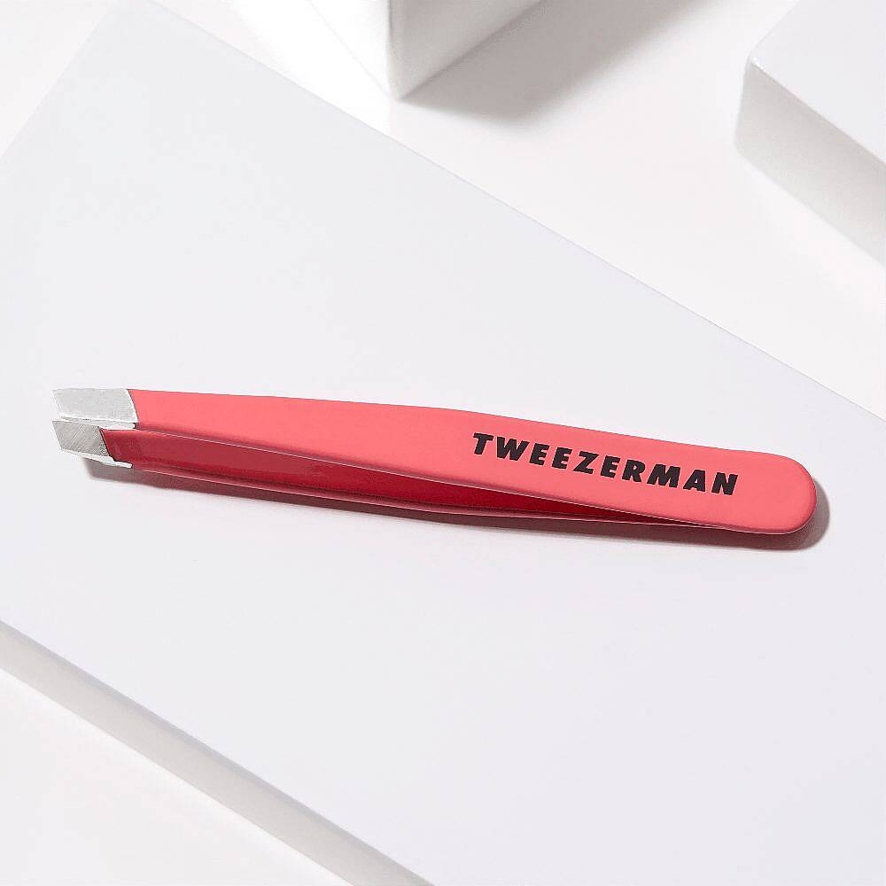 TWEEZERMAN Mini Slant Tweezer Geranium Mercan Cımbız - 3